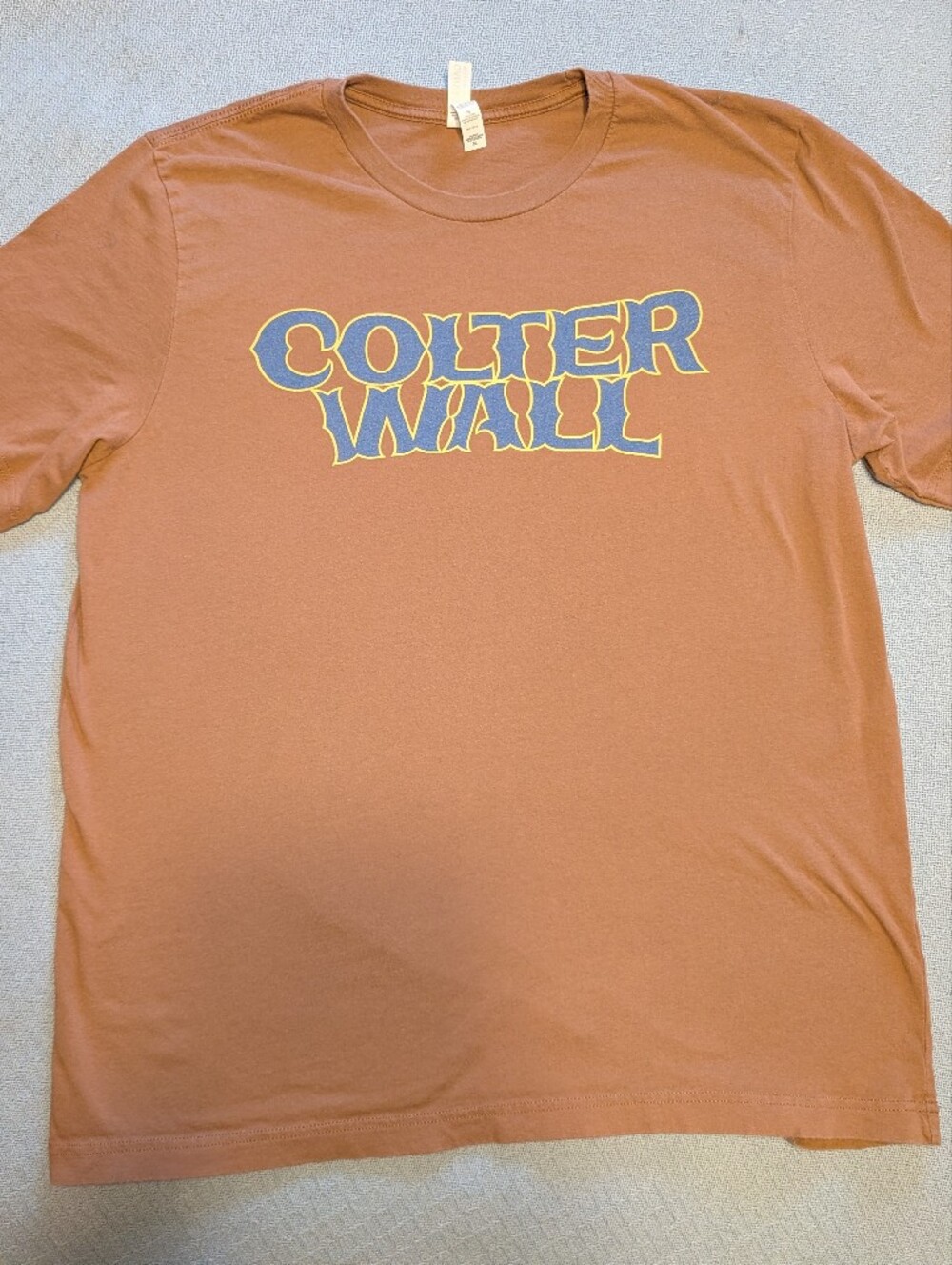 Colter Wall Music Band Men's T-shirt Size XL